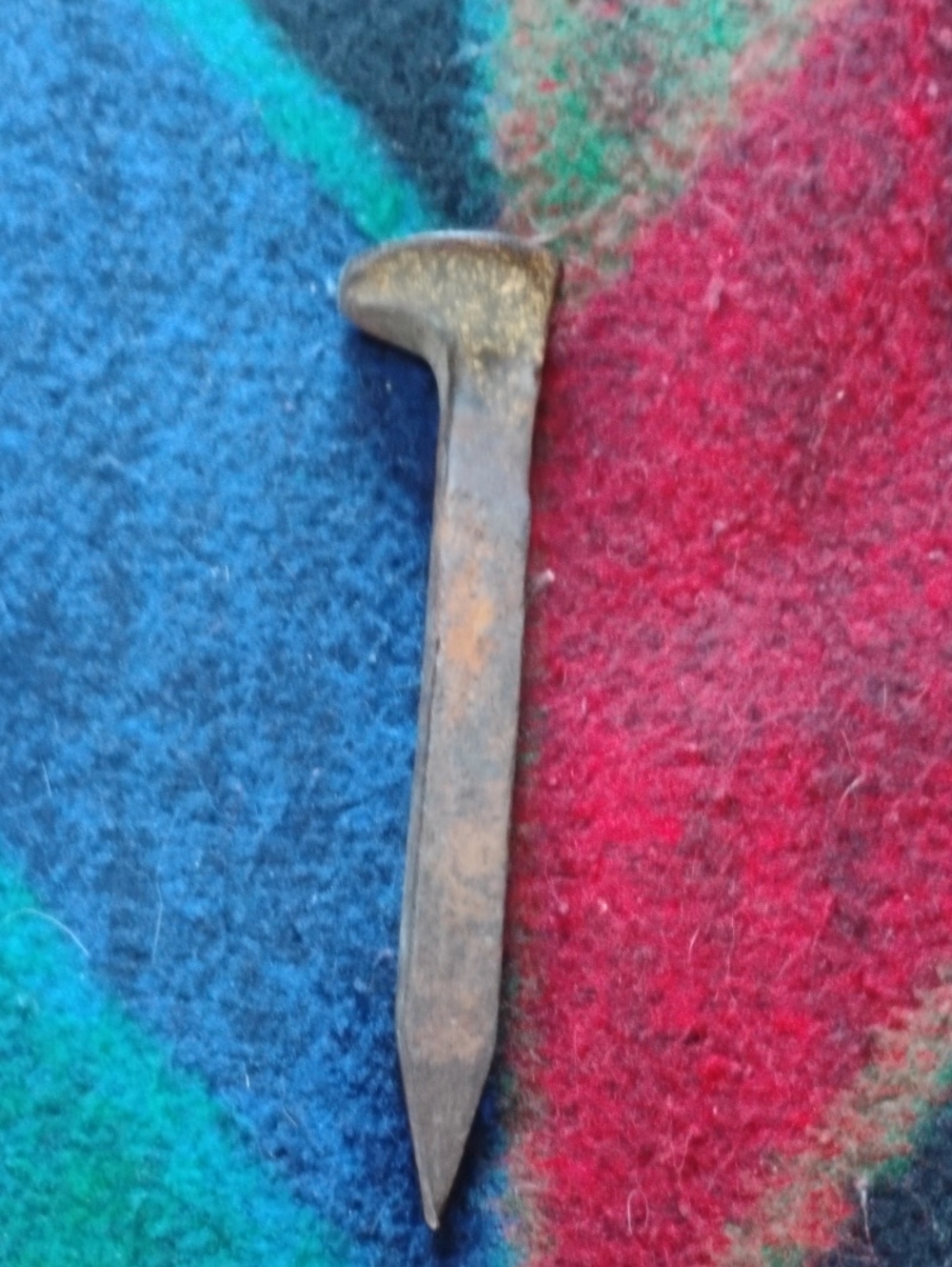 Rustic Iron Railroad Spike - Brown